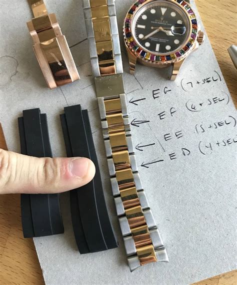 how to extend rolex band|rolex oysterflex size chart.